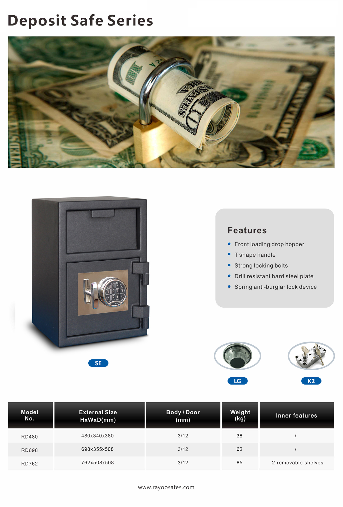 Deposit Safe, Deposit Safe Products, Deposit Safe Manufacturers